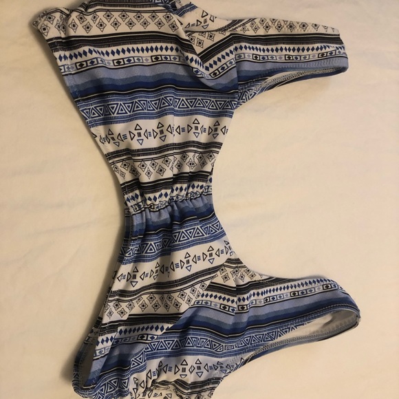 CUPSHE Blue swimsuit - Picture 5 of 7